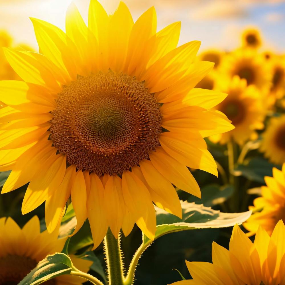Sonnenblumen auf dem Feld 3
