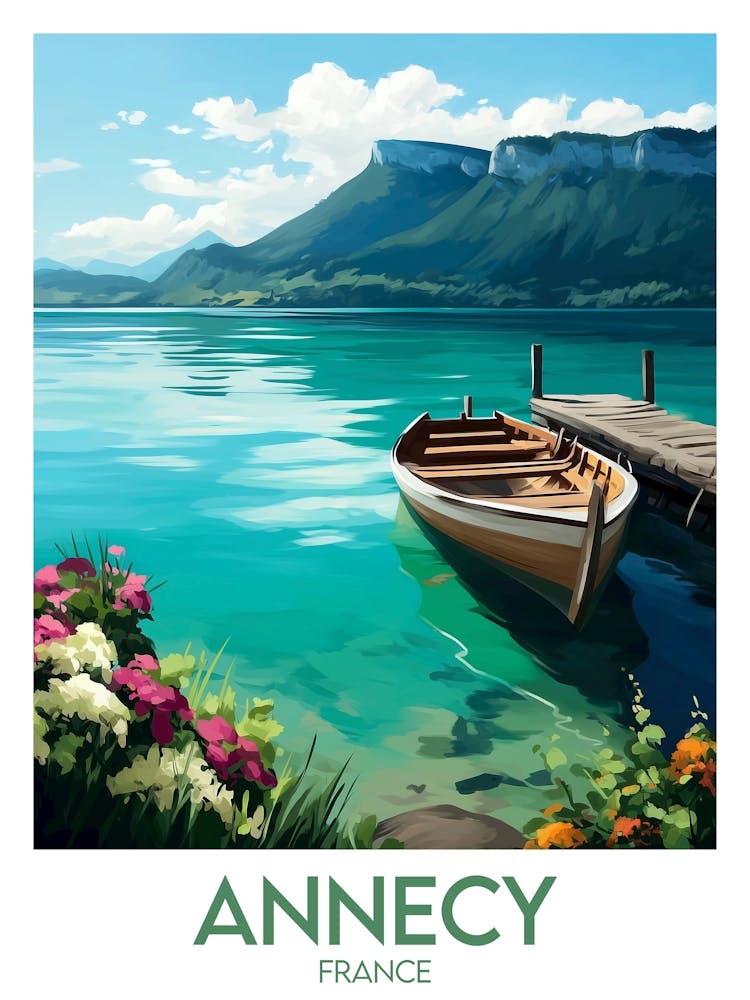 Affiche de voyage Annecy