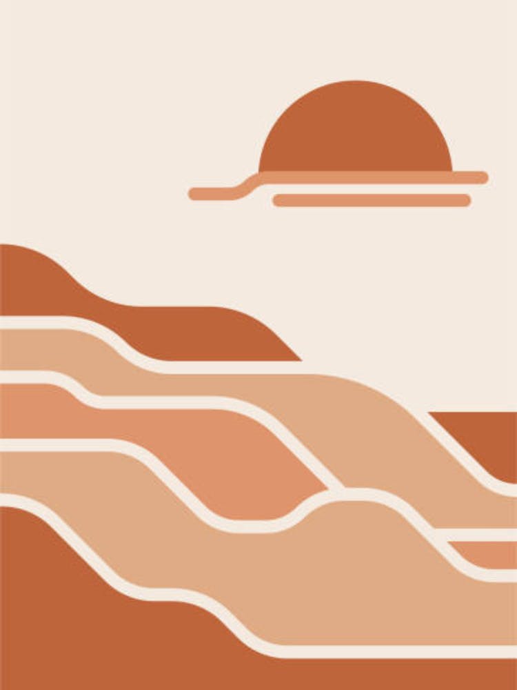 Sunset In The Desert 1