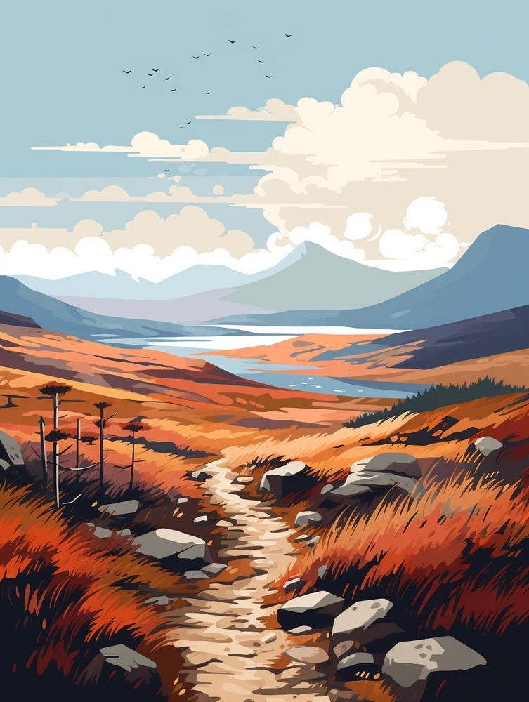 The Cateran Trail Scotland 3 Hiking Trail Landscape