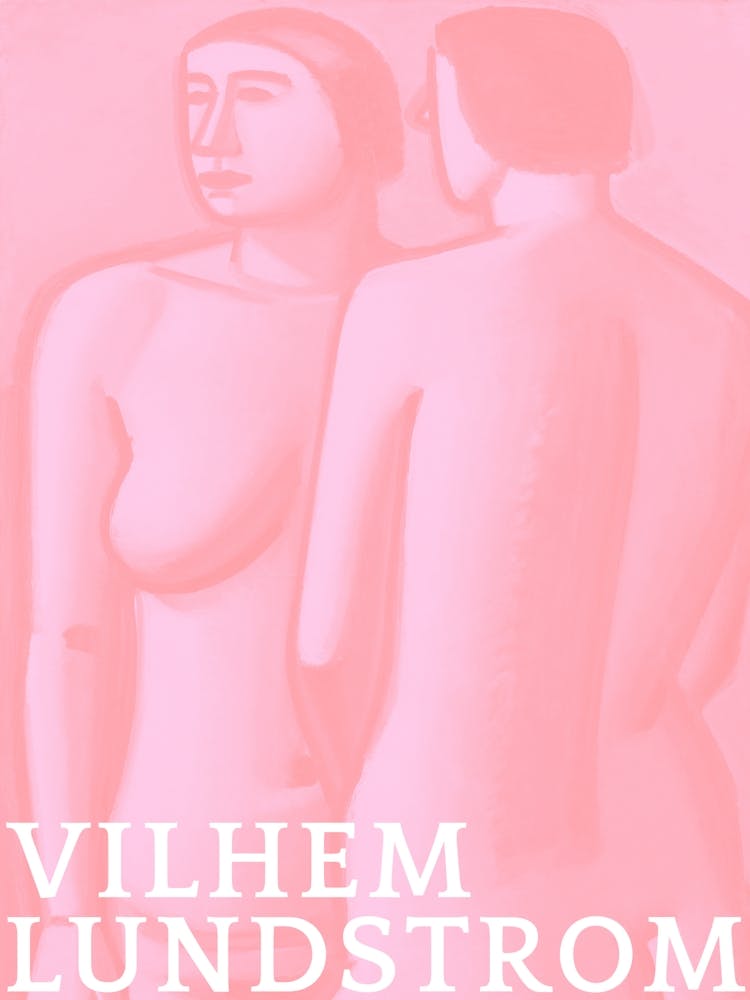 Two Female Nudes, Vilhelm Lundstrom