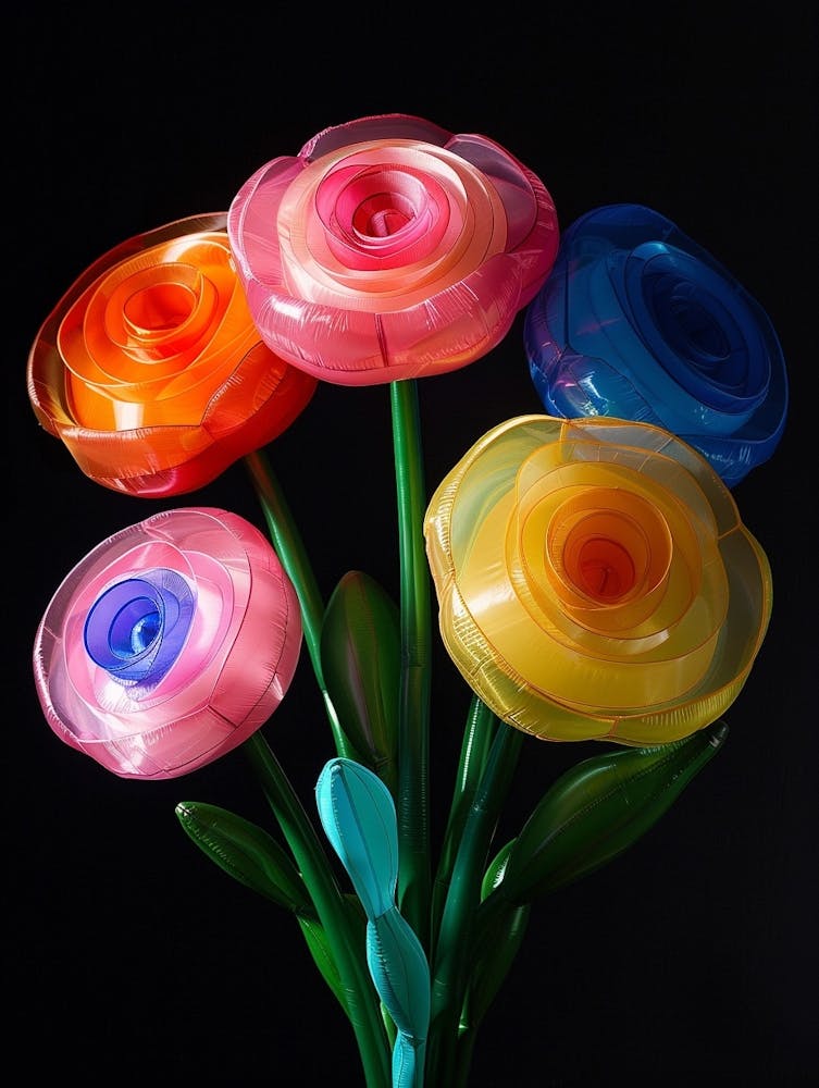 Bright Inflatable Flowers Ranunculus 2