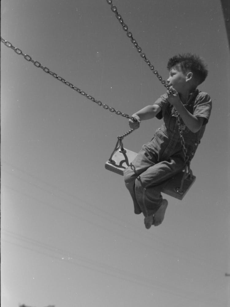 Untitled Photo, Possibly Related To Children Playing On Slide At Fsa (Farm Security Administration) Labor Camp,