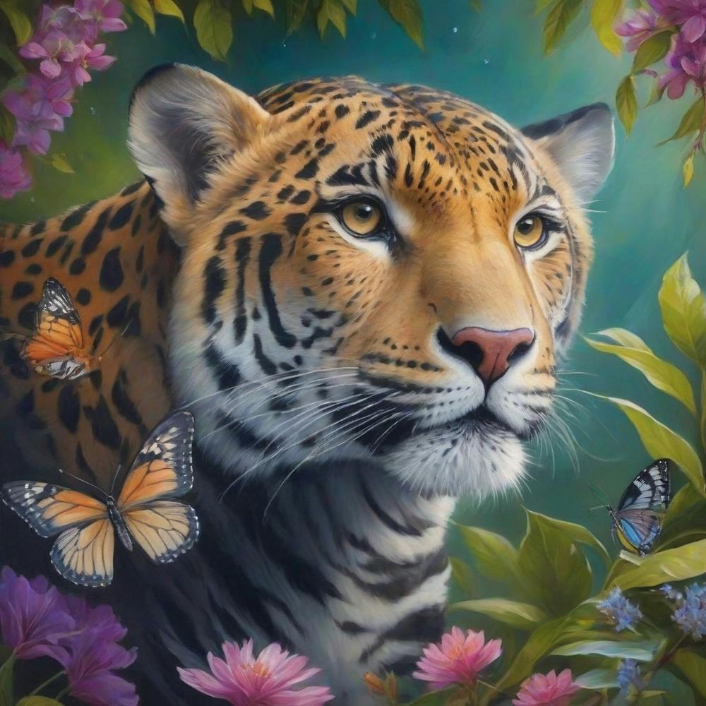Jaguar In The Jungle