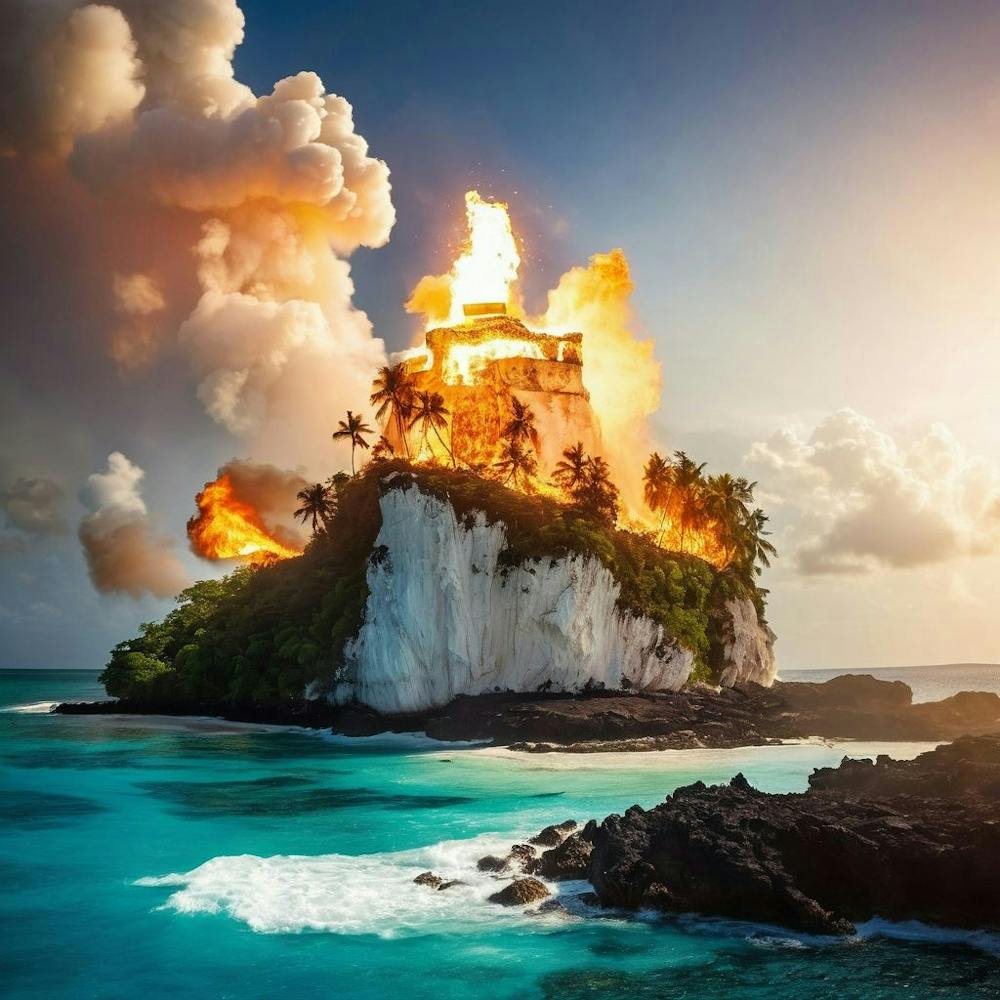 Flaming Island