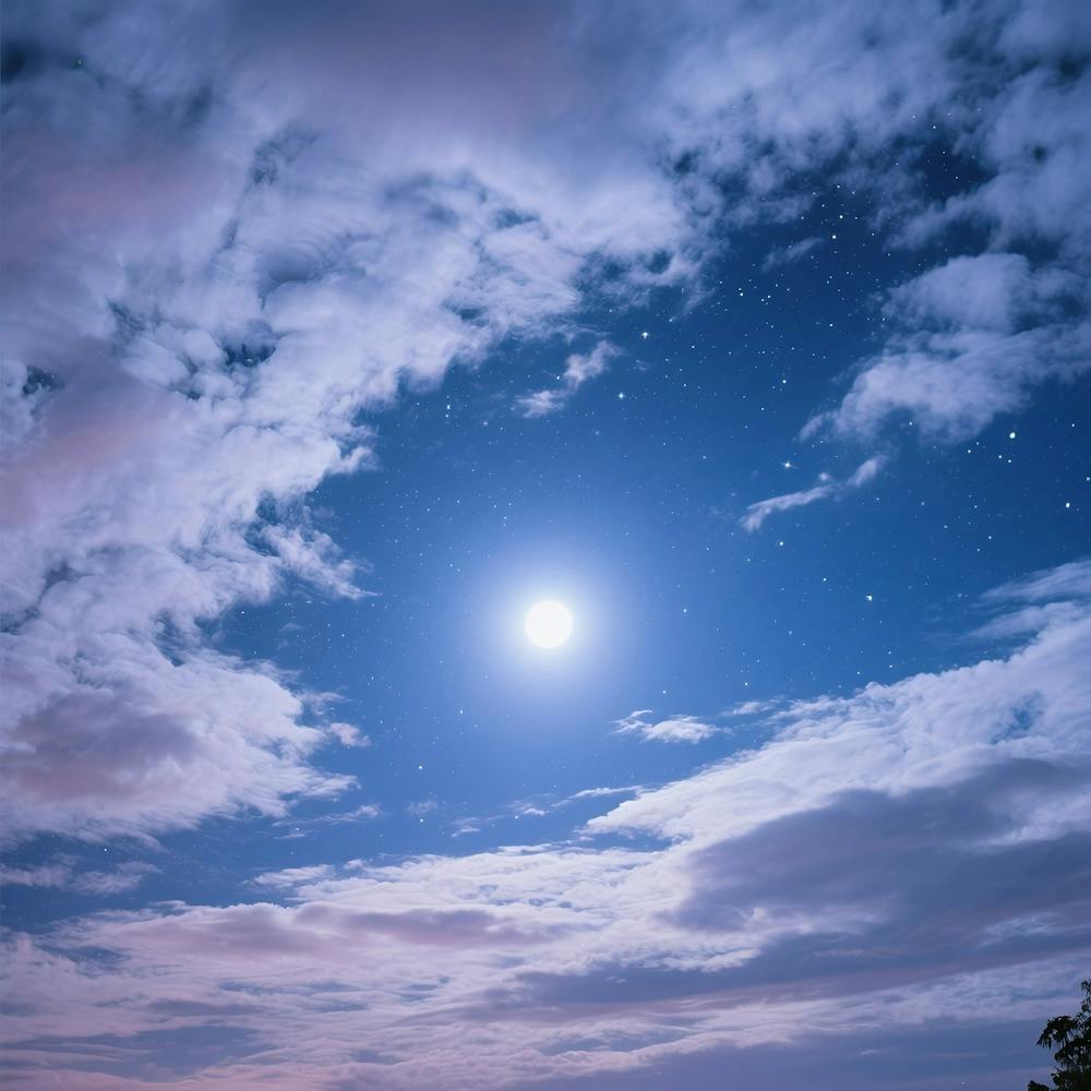 Night Sky With Clouds 1