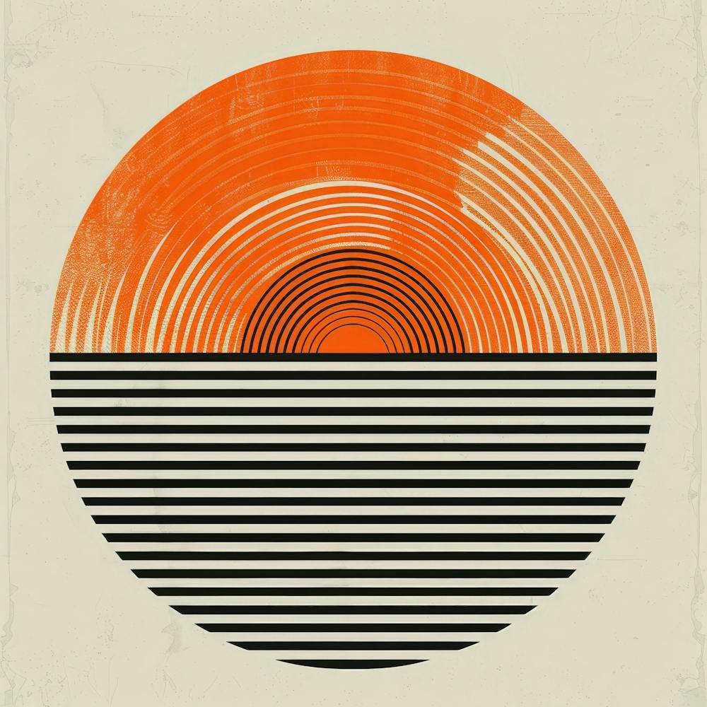 Sunset In A Circle