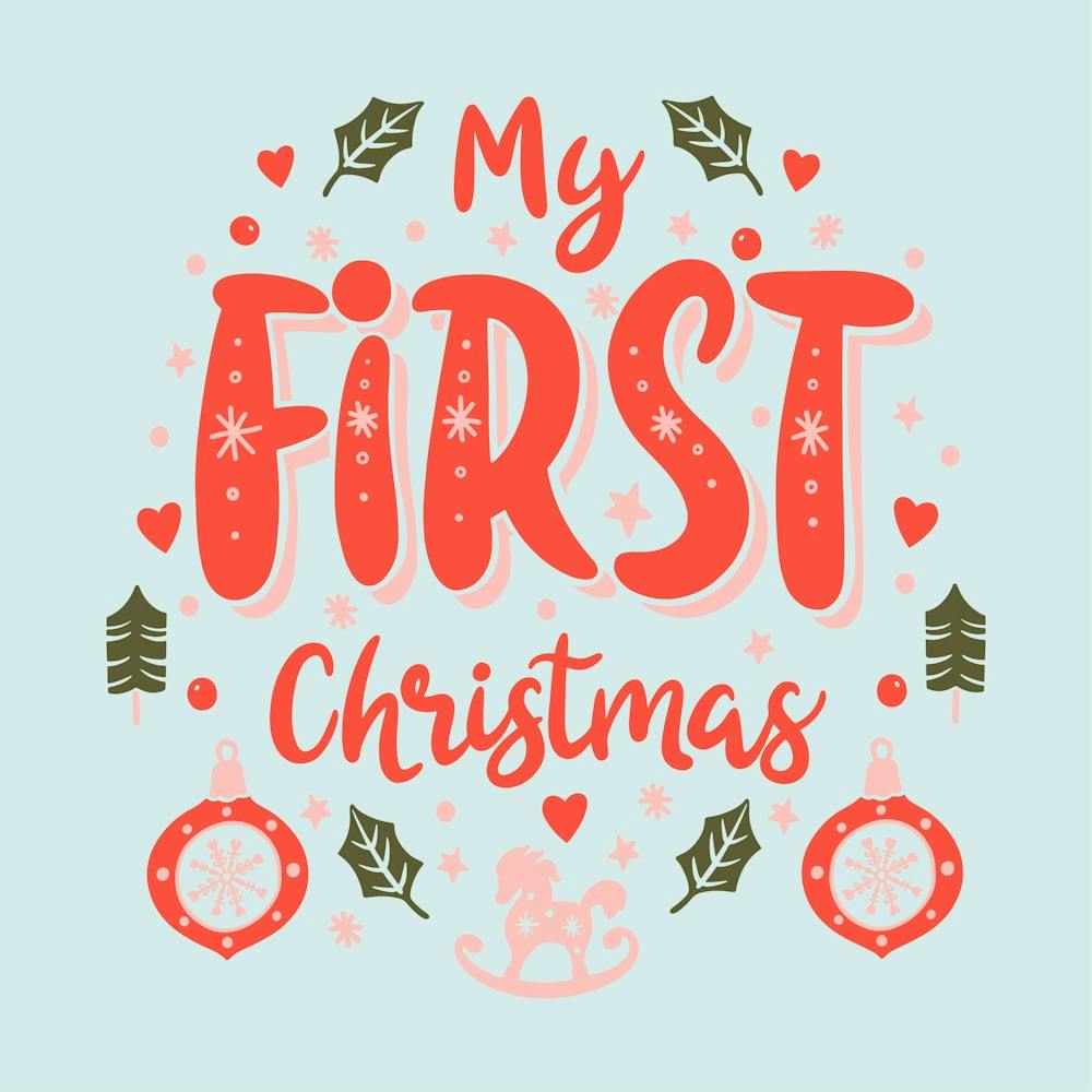 My First Christmas Family Living Room Decor 04