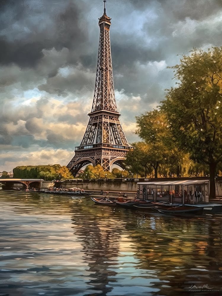 Eiffel Tower Paris France Dominic Davison Style 9