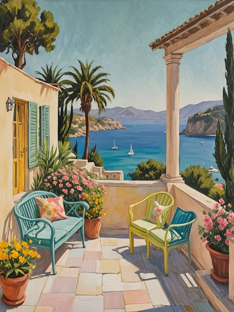 Patio At The Beach