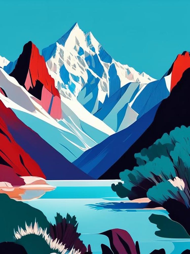 Los Glaciares National Park Argentina Pop Matisse