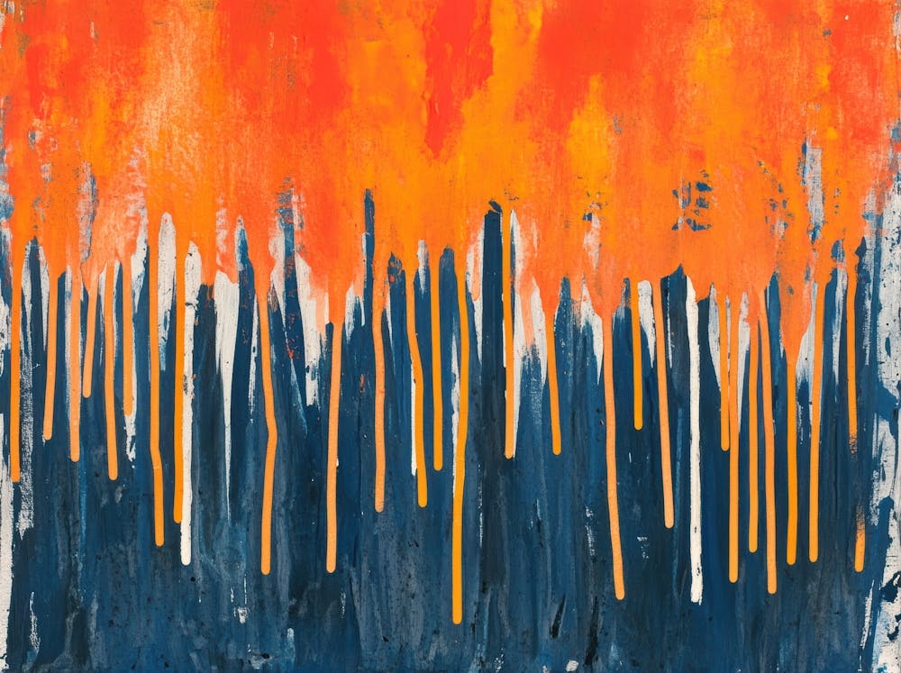 'Orange And Blue' 1
