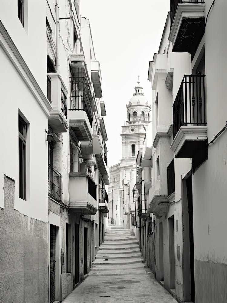 Cartagena, Spain, Black And White Photography 1