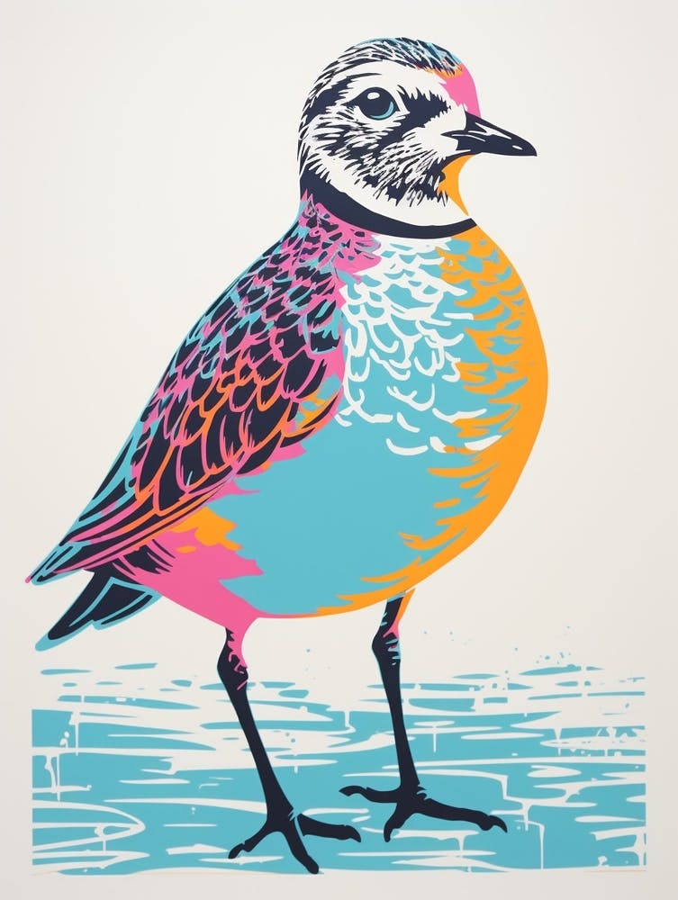 Oiseau Style Andy Warhol Grey Plover 3