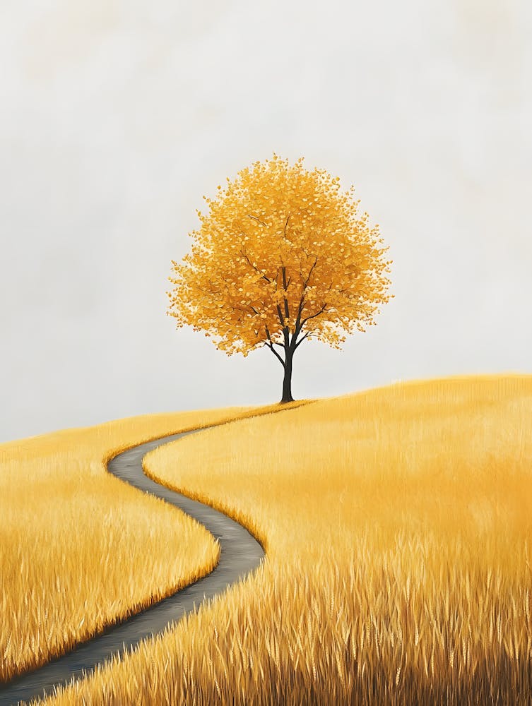 Lone Tree In A Field 1