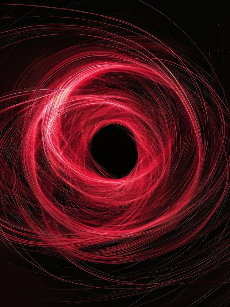 Abstract Red Vortex