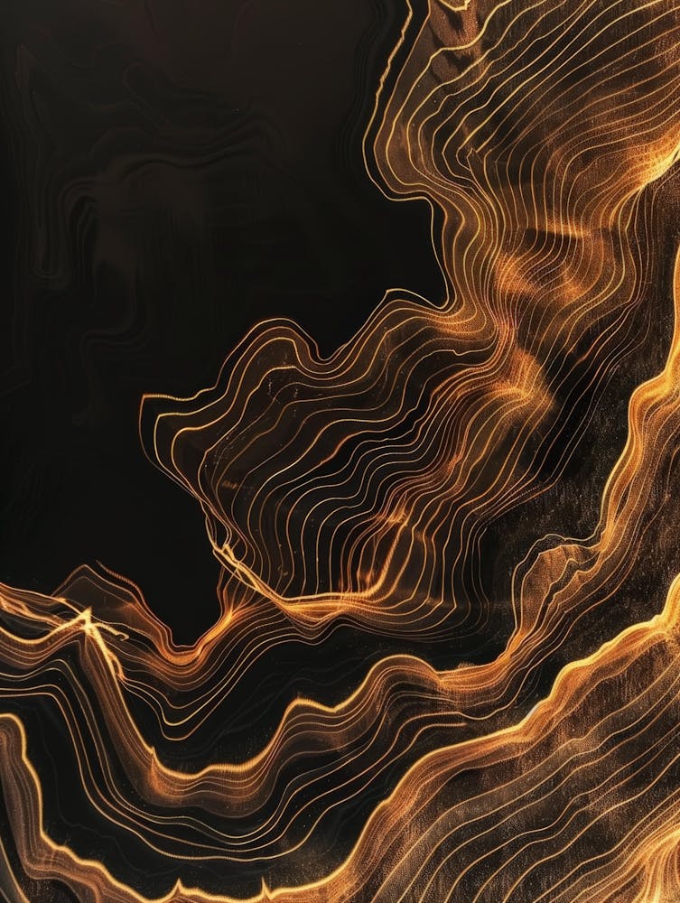 Abstract Golden Light