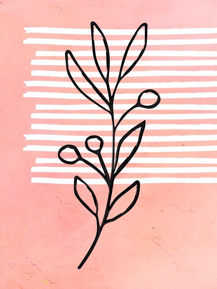 Modern Plant Pink