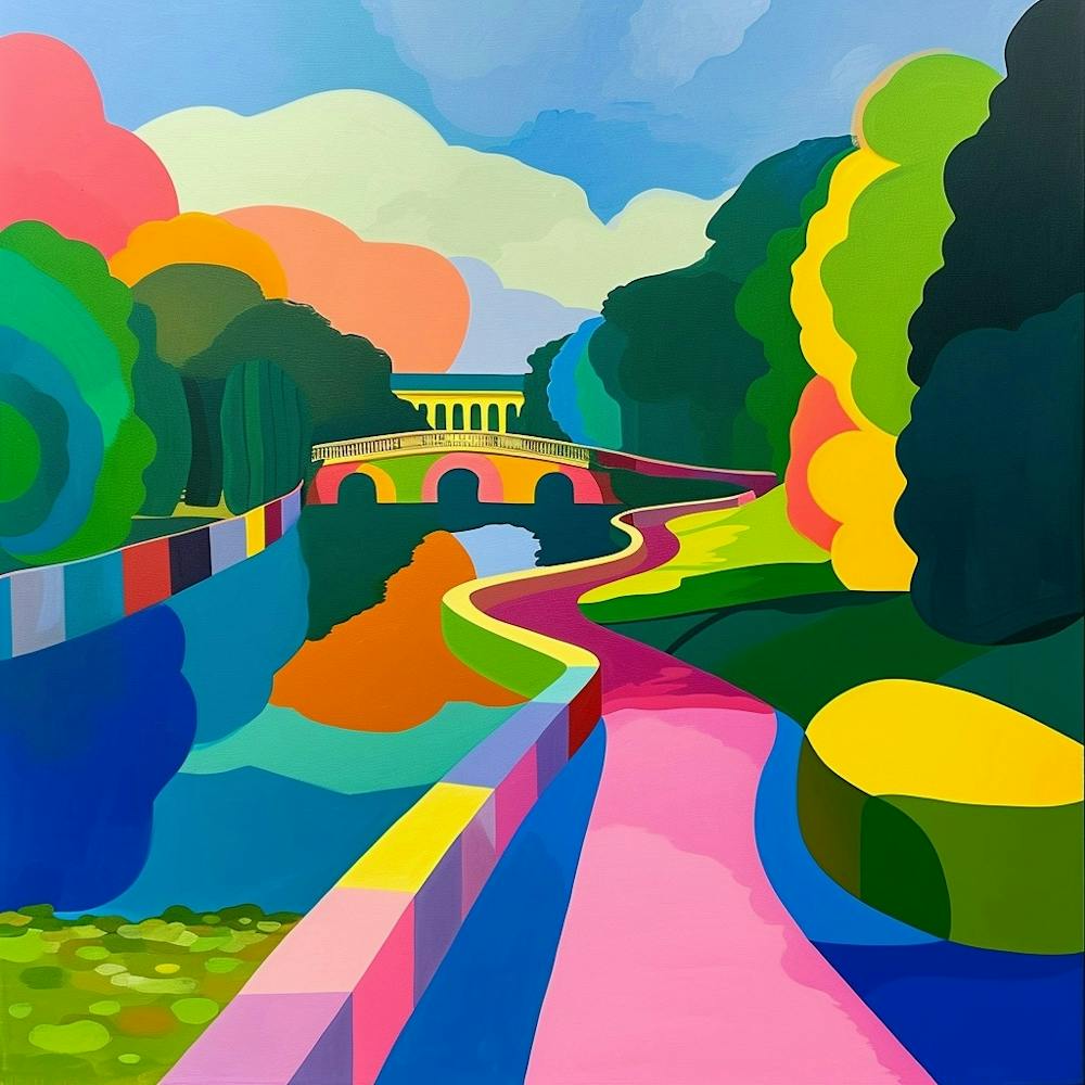 Abstract Park Collection Parc Monceau Paris France 1