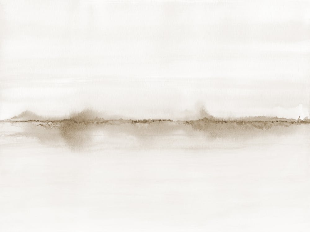 Paysage à l'Aquarelle 6 Sépia