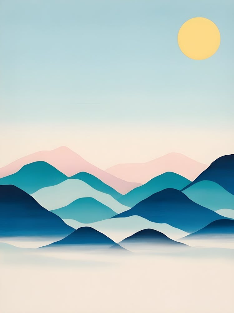 Sunrise Over Mountains 1