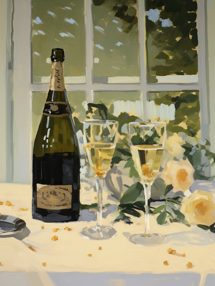 Champagne And Roses