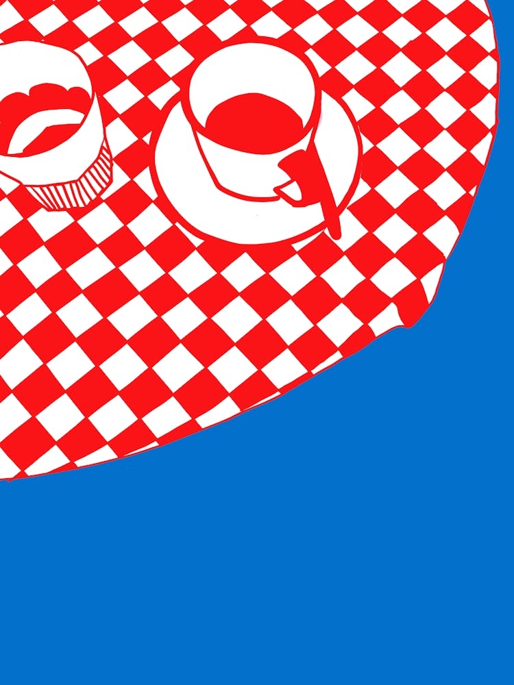 Tea On A Gingham Tablecloth