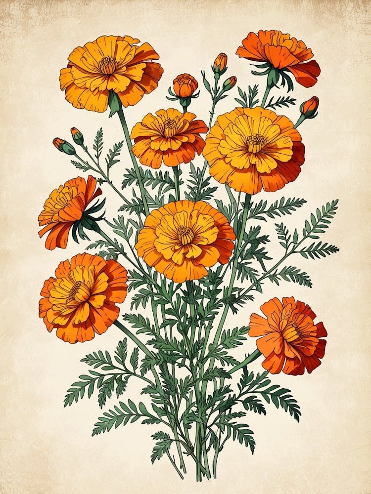 Orange Marigolds
