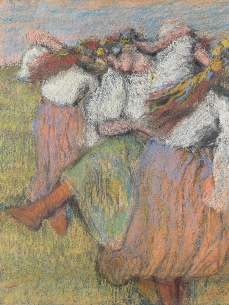 Russian Dancers, Hilaire Germain Edgar Degas