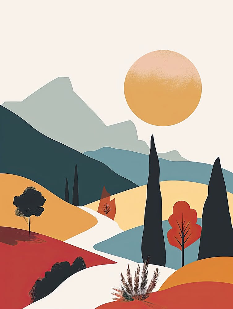Paysage d'Italie