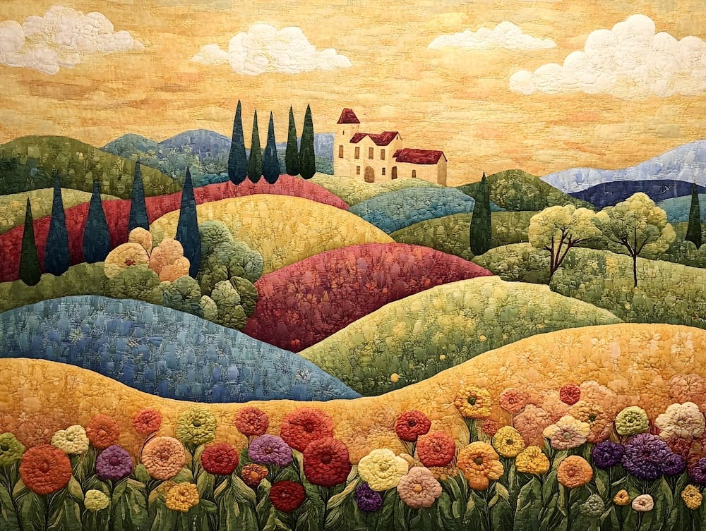 European Countryside Tapestry 10