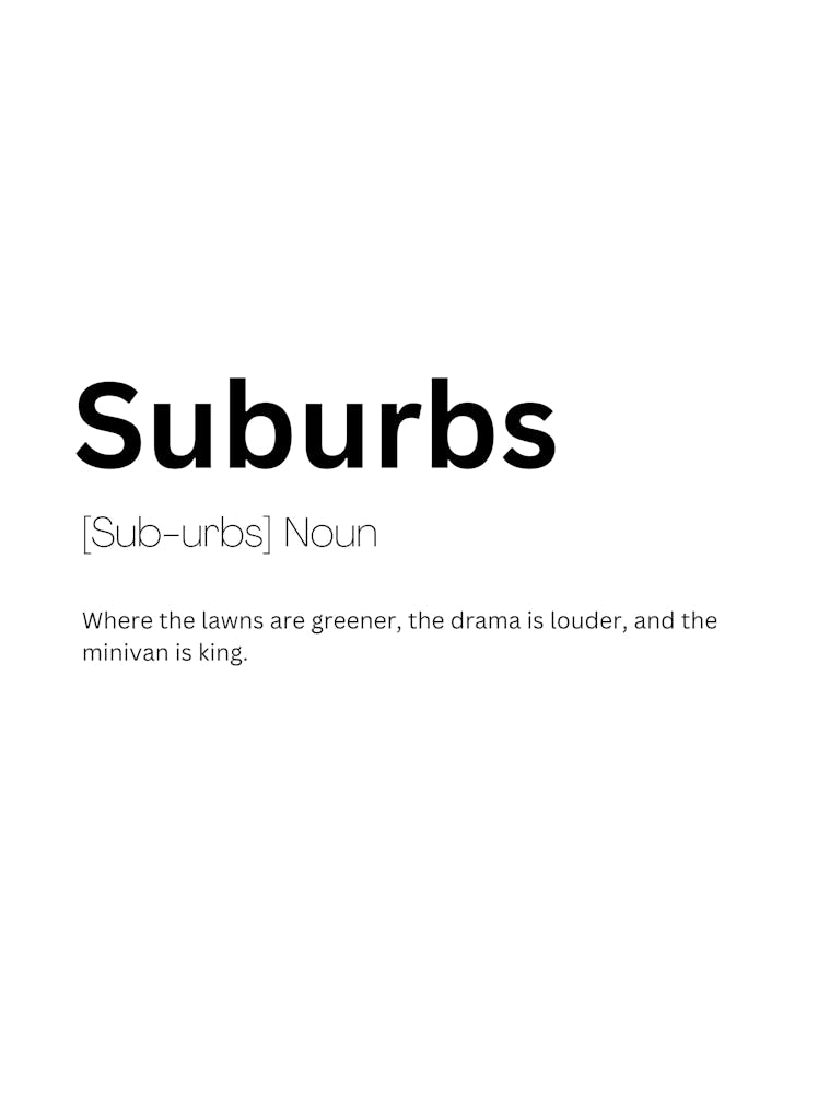Suburbs Definition Bedeutung