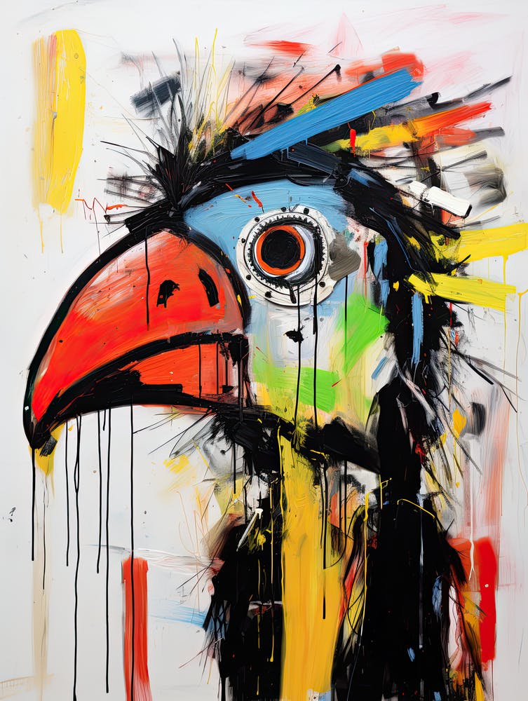 Toucan, Basquiat Style