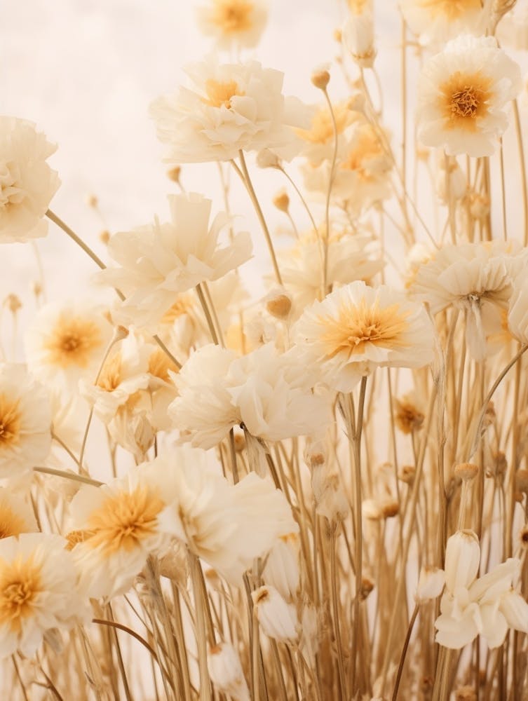 Boho Dried Flowers Marigold 1