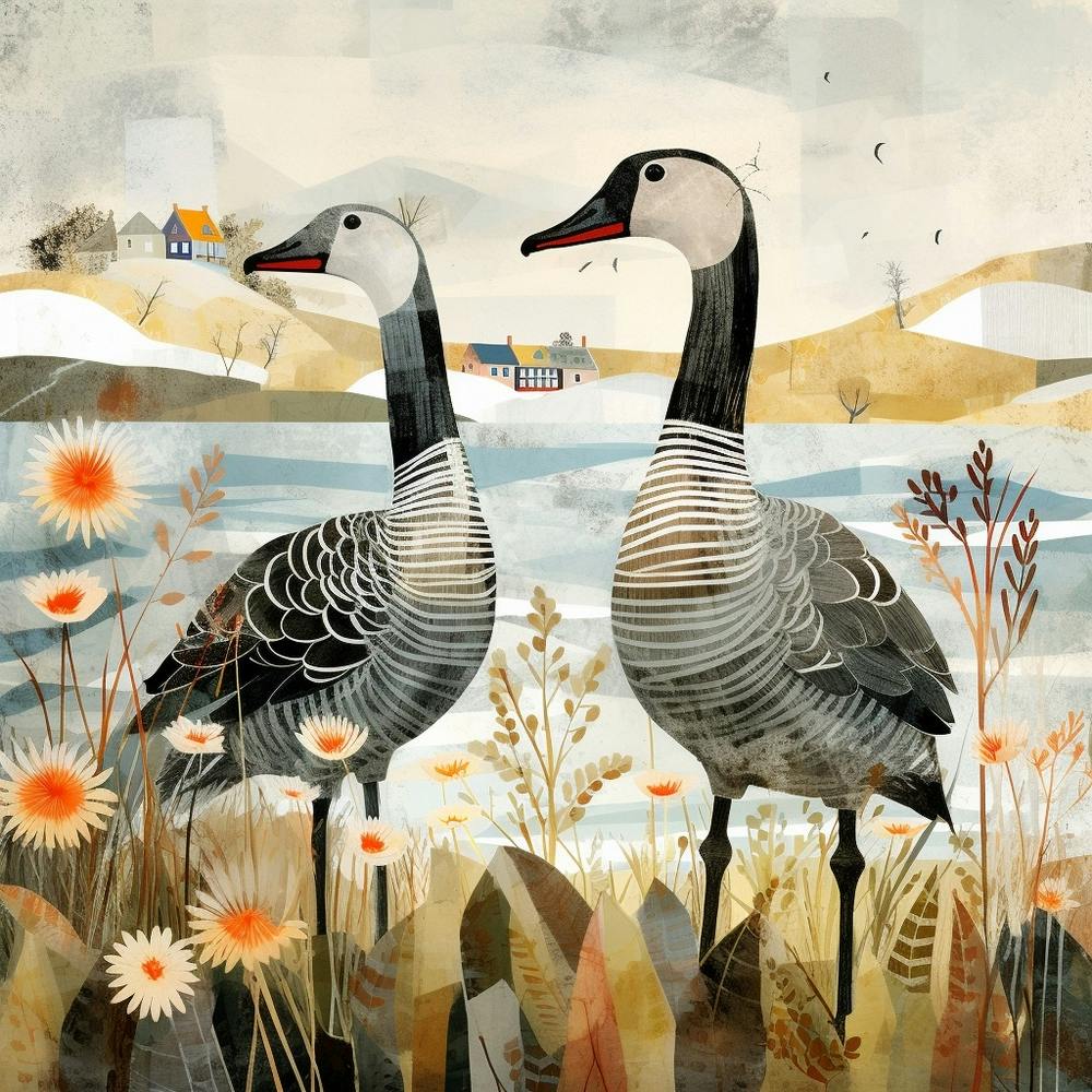 Bird In Nature Goose 2