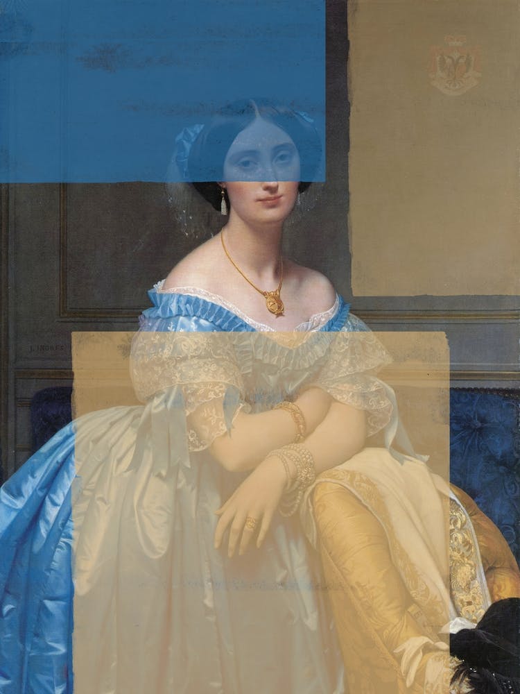 Portrait Baroque, Collage Contemporain