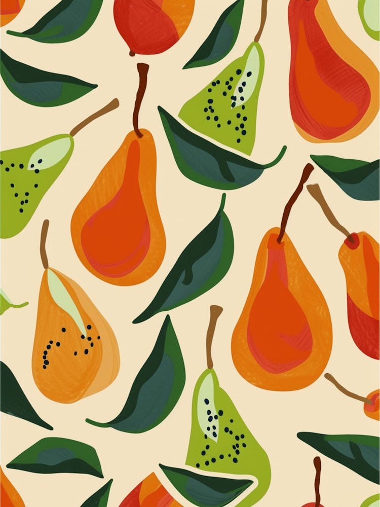 Pear Pattern Illustration 1
