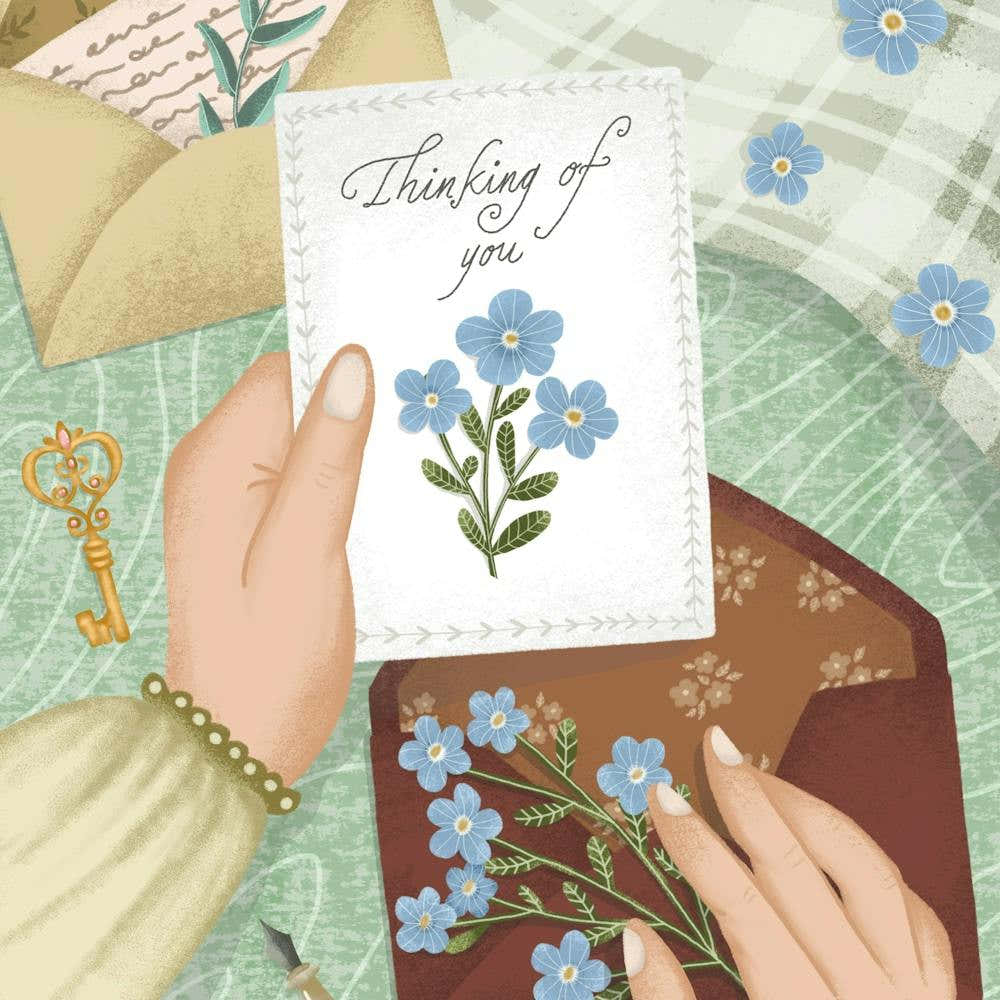 Hand written romantic love letter miss you