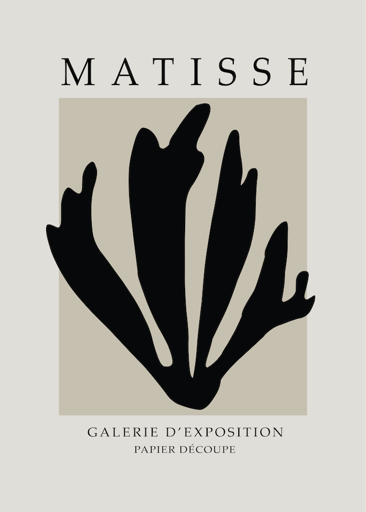 Matisse Galerie D'exposition Papier Decoupe Minimalist artwork 7