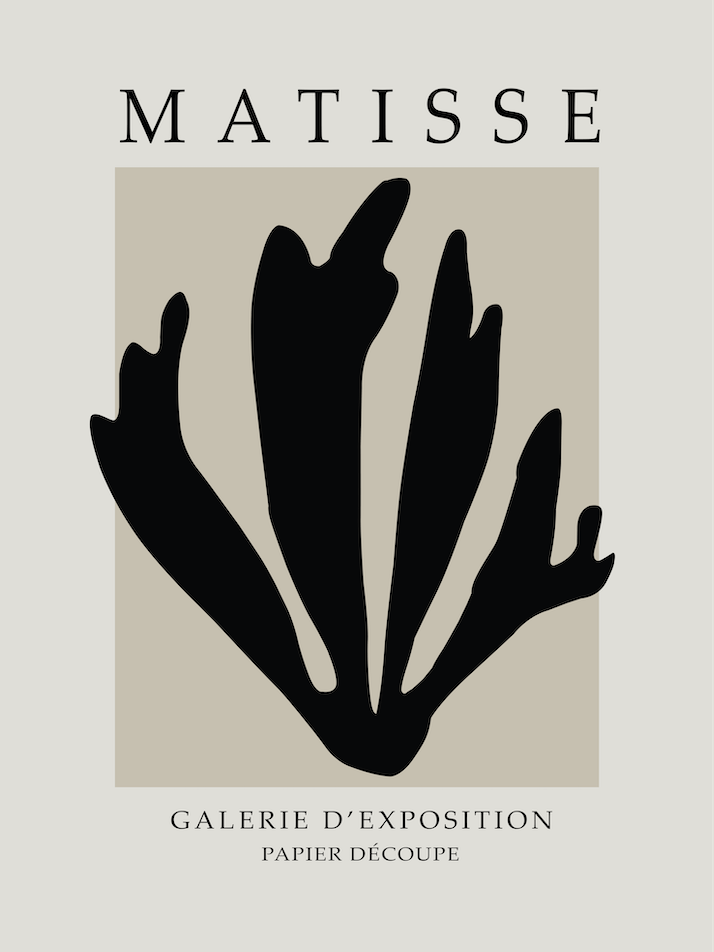 Matisse Galerie D'exposition Papier Decoupe Minimalist artwork 7