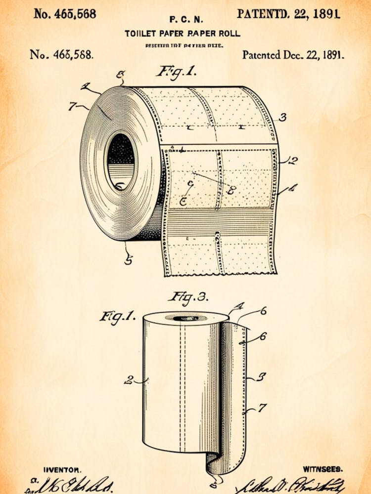 Toilet Paper Patent 1