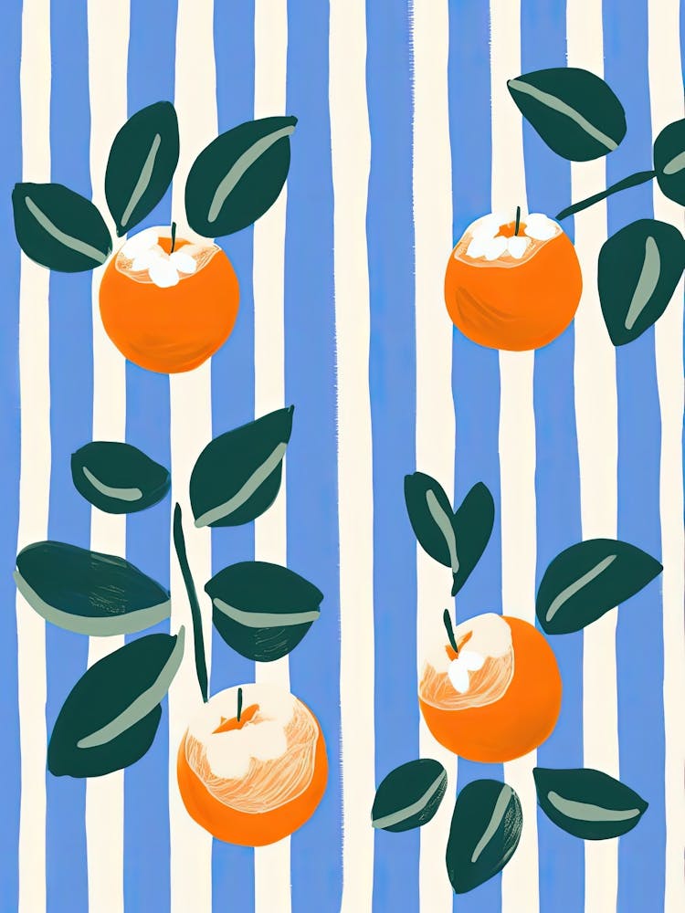 Apricots Fruit Summer Illustration 5