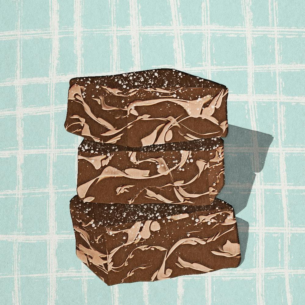 Brownies Paper Cut Square