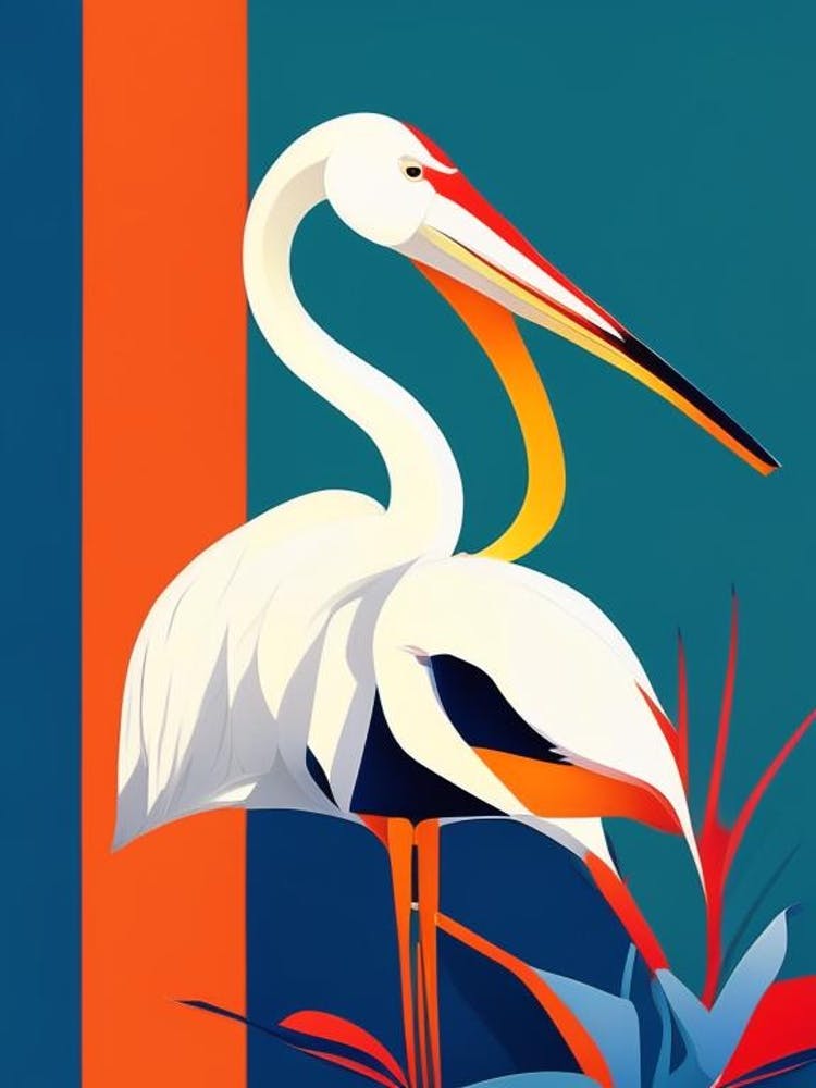 Stork Pop Matisse Bird