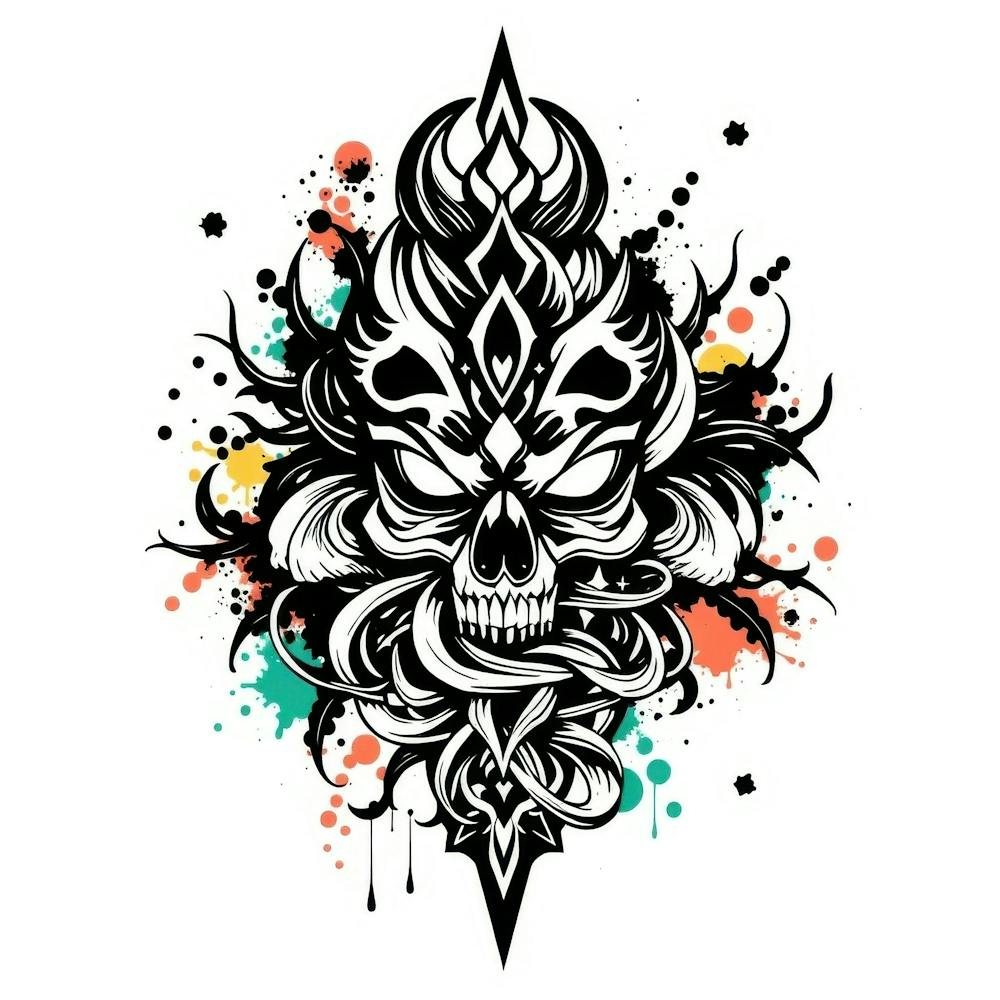 Skull Tattoo Design