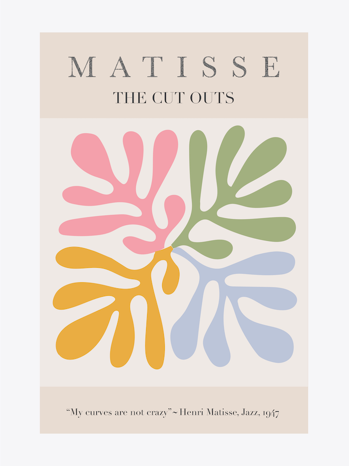 MY CURVES ARE NOT CRAZY | MATISSE DIGITAL VERSION | POP ART WORLD 2023 Vector illustration| www.popart.world