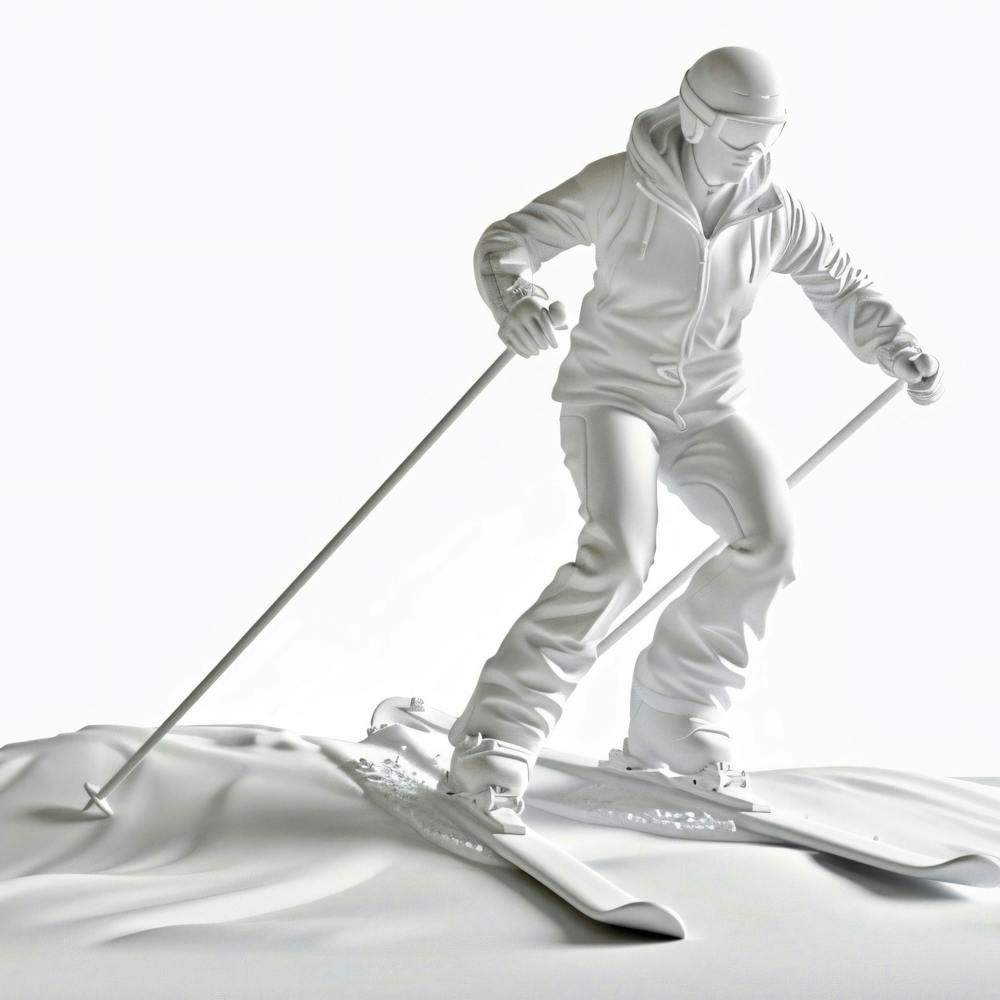 Skier On Skis 3