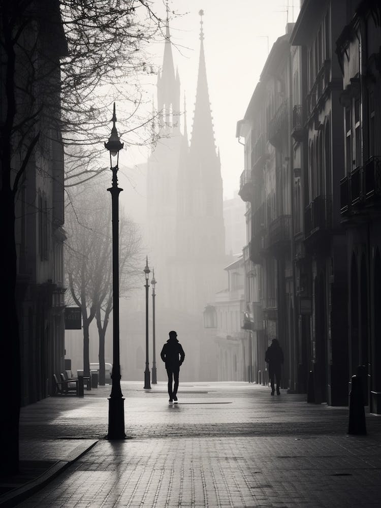 Oviedo Spain Black And White Analogue Photography 4