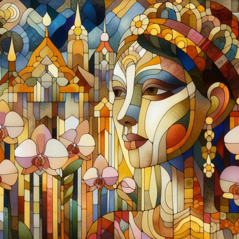 Peinture Vitrail