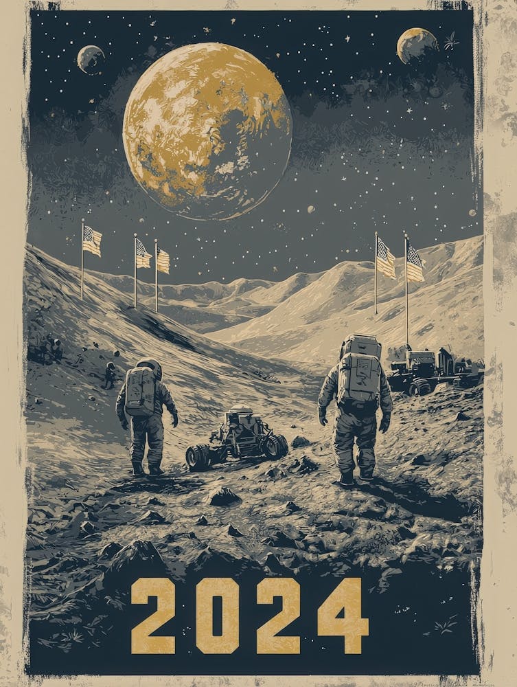 Aihrgdesign A Space Exploration Poster Imagining The Artemis 2